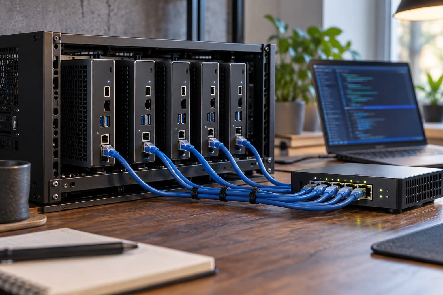 Servicios modulares conectados a un punto de acceso común, como concepto de despliegue de aplicaciones.